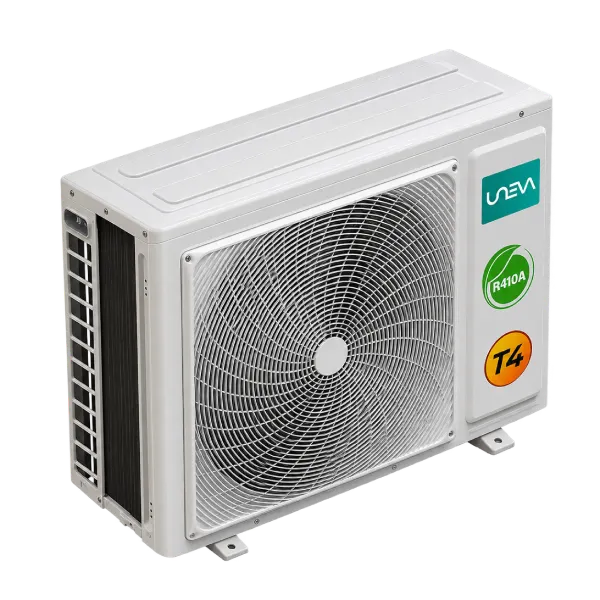 نمای زاویه دار یونیت خارجی کولرگازی 24000 یونیوا پرو T4