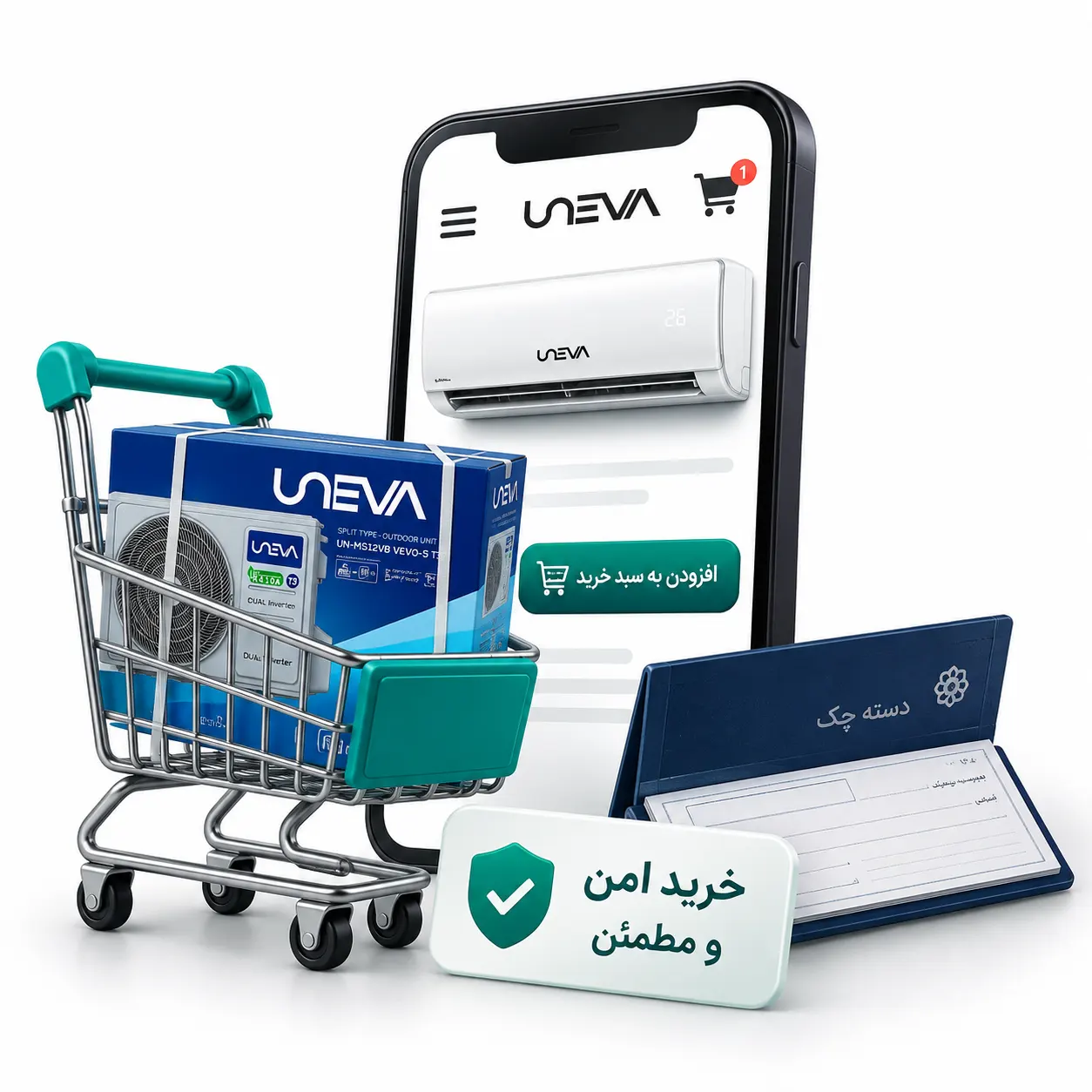 خرید اقساطی کولر گازی یونیوا